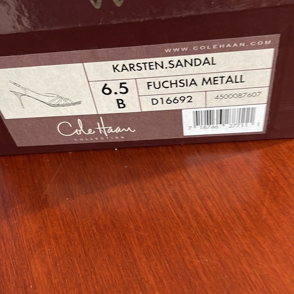 Cole Haan Pink Metallic Pump - Picture 3 of 5